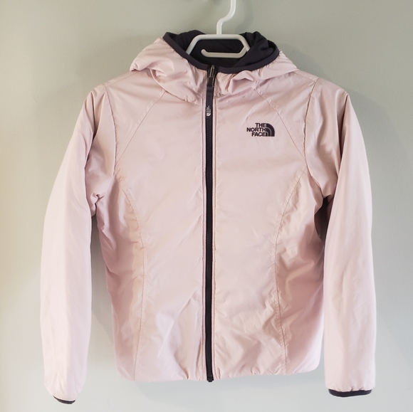 Girl's North Face Reversible Jacket 10/12 - Picture 6 of 13